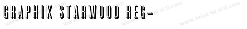 Graphik Starwood Reg字体转换